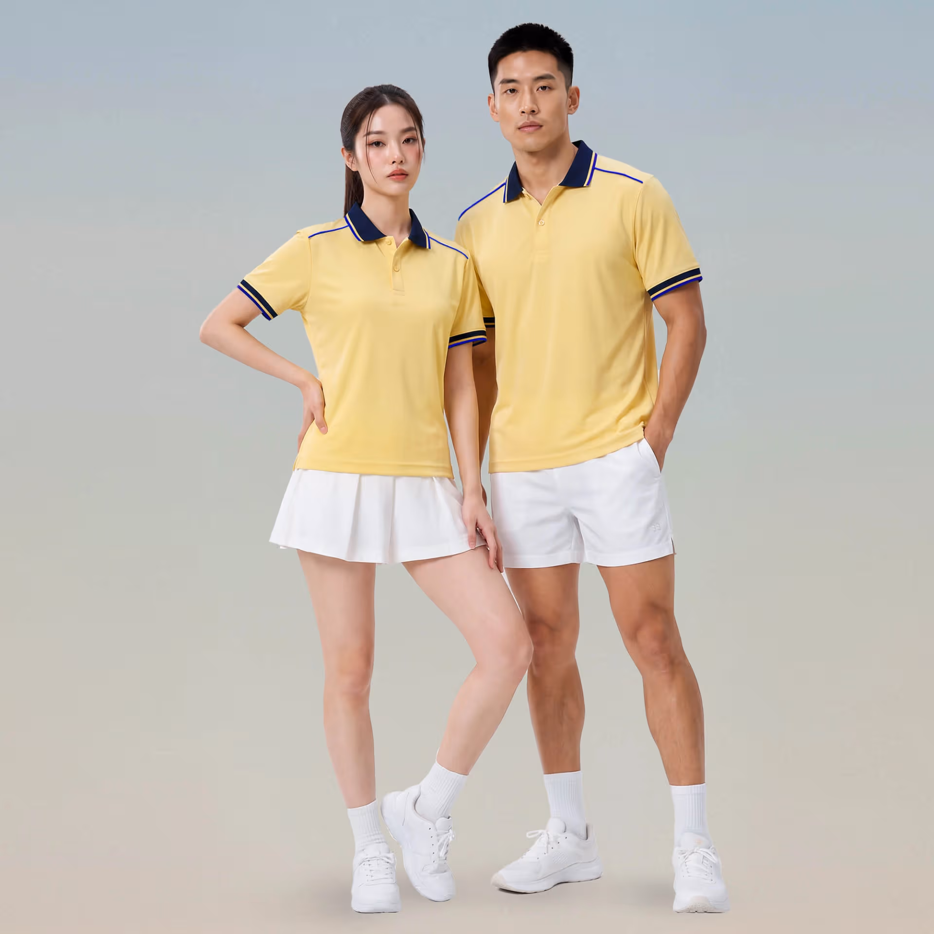 Áo Polo Đồng Phục Strivend SP02 Vàng Mơ 7