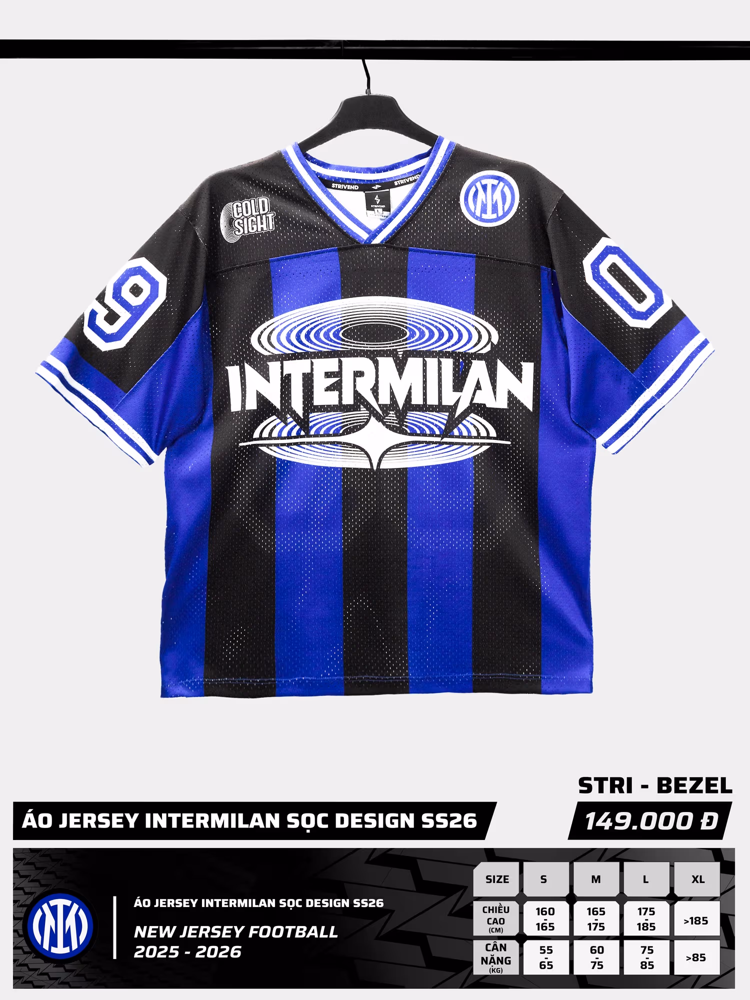 Strivend - Áo Jersey Inter Milan Sọc Design SS26