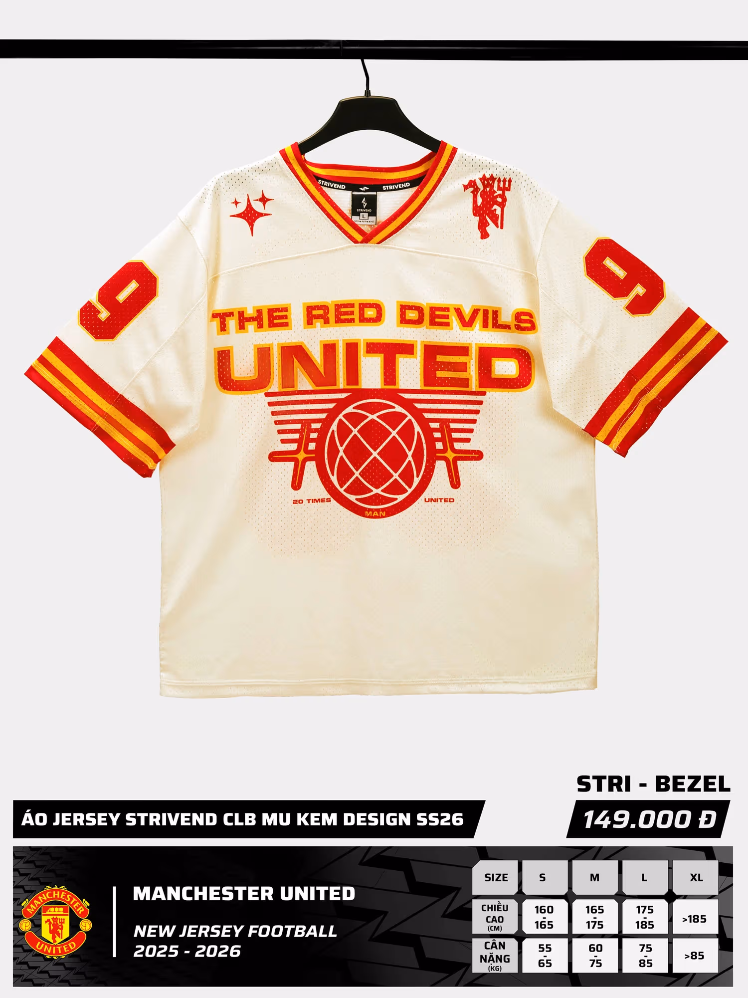 Strivend - Áo Jersey MU Kem Design SS26