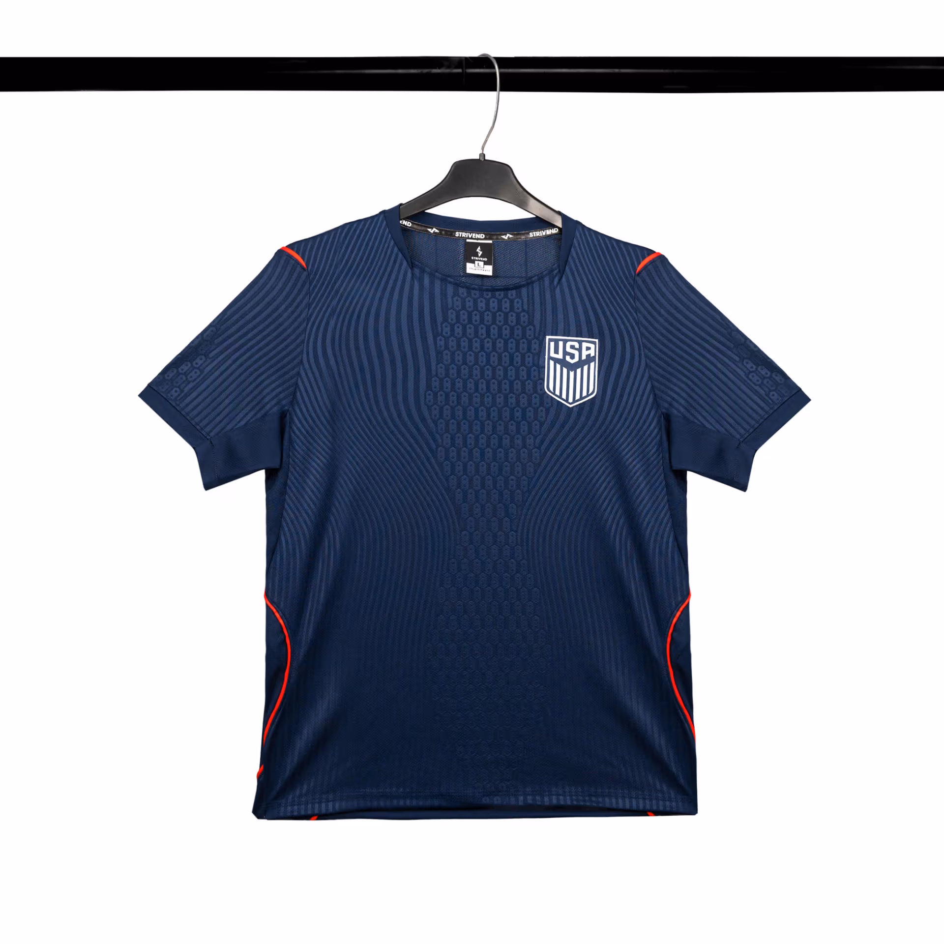 Bộ Quần Áo Bóng Đá Strivend Mỹ Navy Away WC26 3