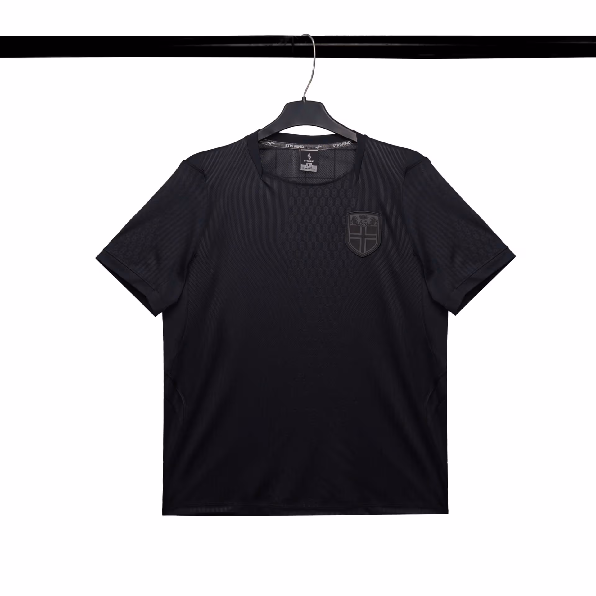 Bộ Quần Áo Bóng Đá Strivend Na Uy Đen Away WC26 3