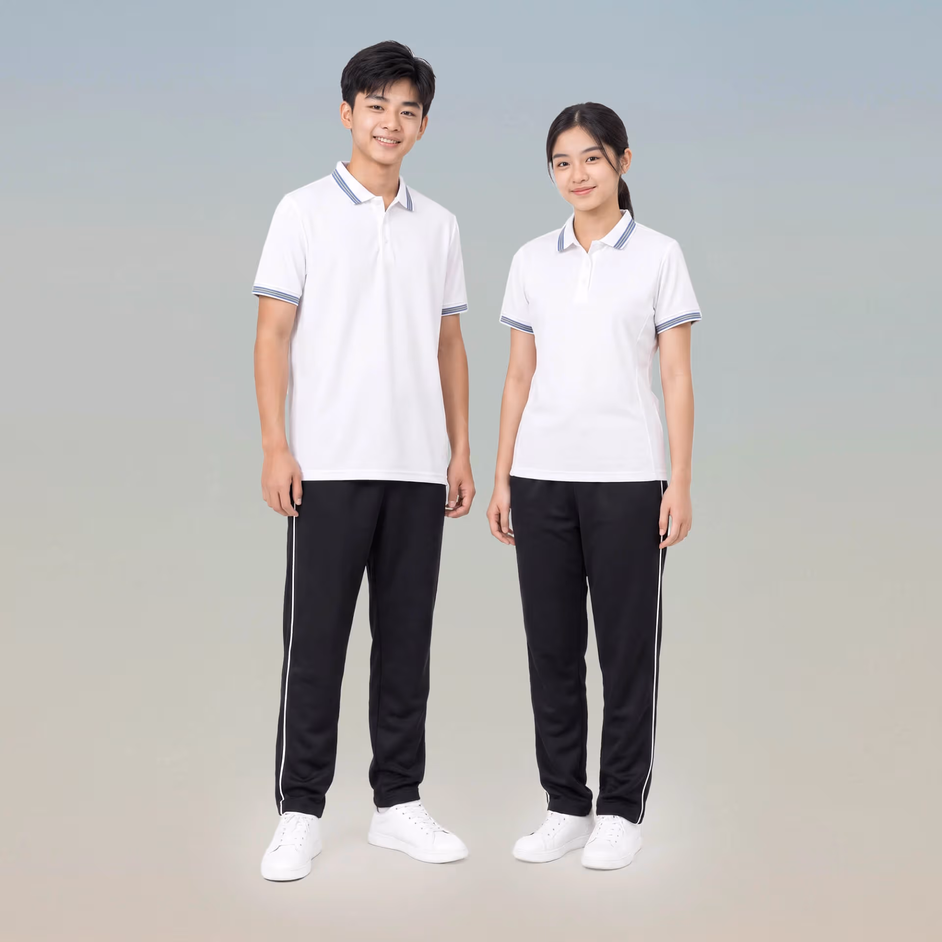 Quần thể dục Strivend 1 Sọc Đen Viền Trắng 4