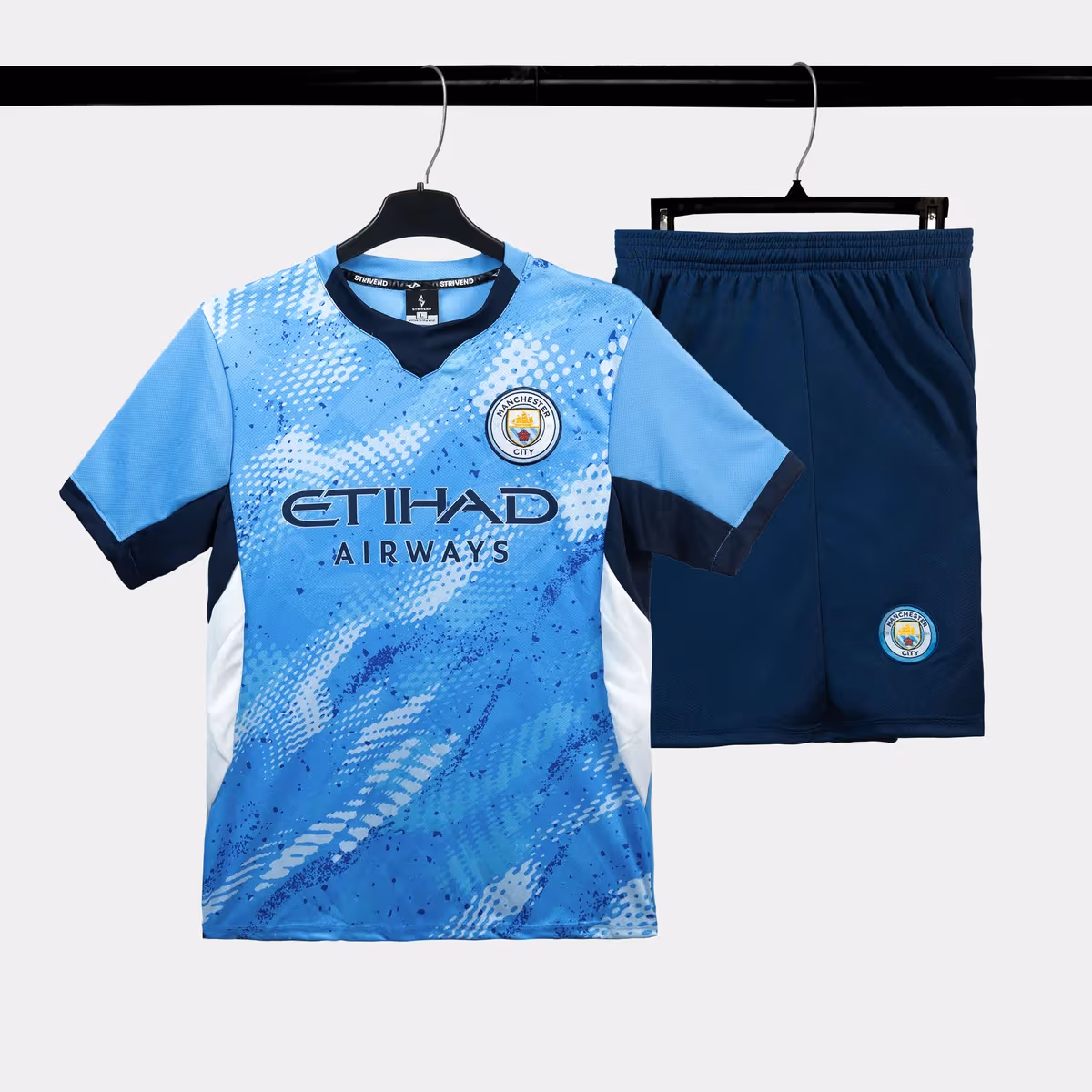 Strivend - Bộ Quần Áo Bóng Đá Strivend Manchester City Xanh Biển Design SS26
