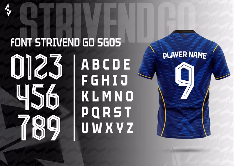 Ảnh minh hoạ font Strivend GO SG05