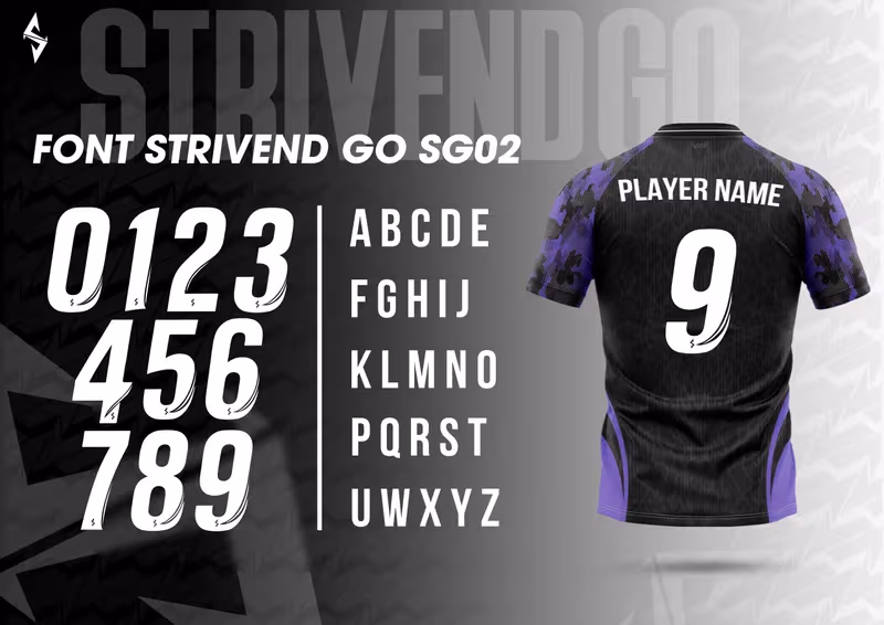 Ảnh minh hoạ font Strivend GO SG02