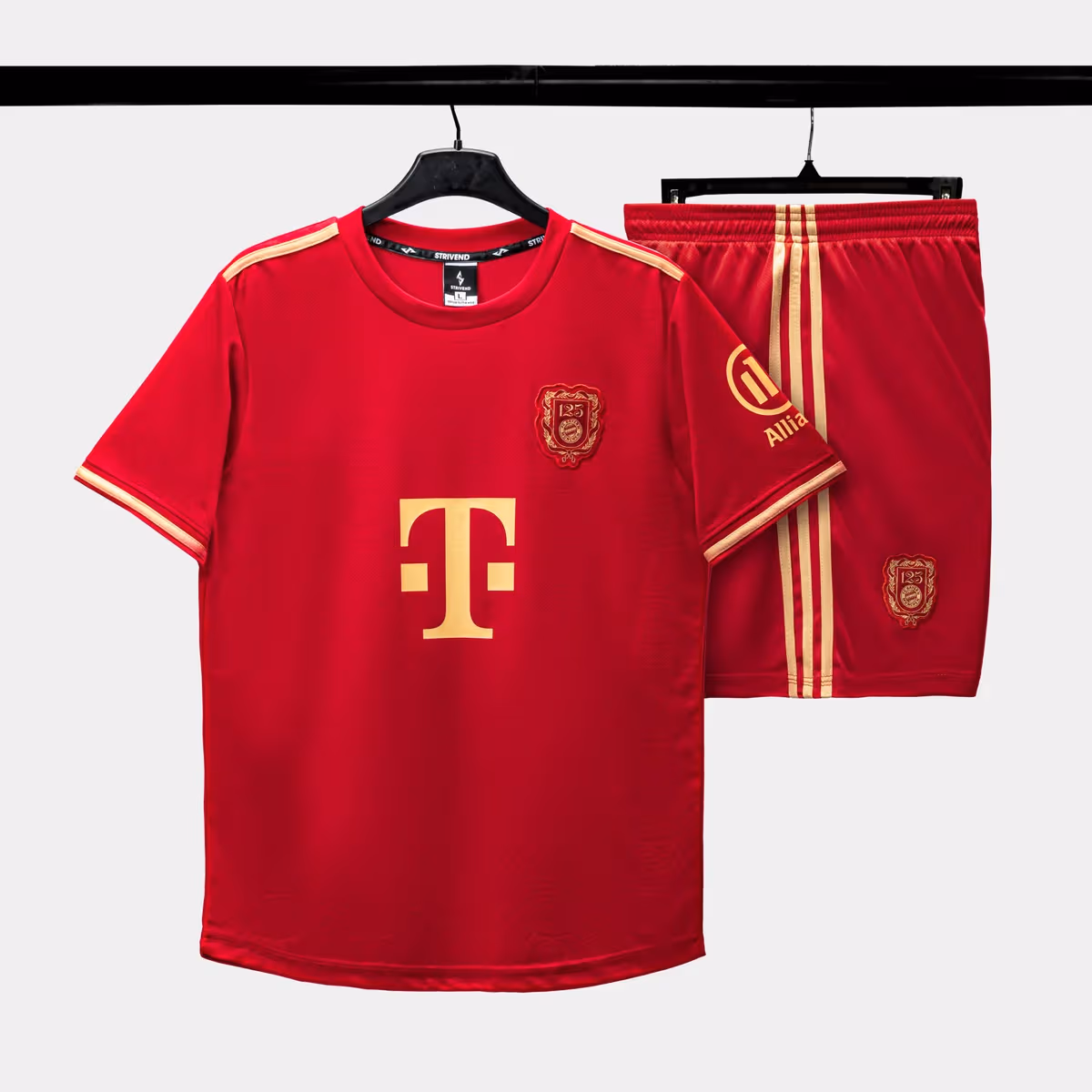 Bộ Quần Áo Bóng Đá Strivend Bayern Munich Đỏ Design SS26