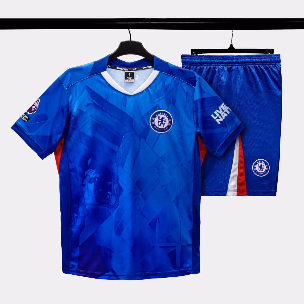 Bộ Quần Áo Bóng Đá Strivend Chelsea Xanh Bích Home SS26