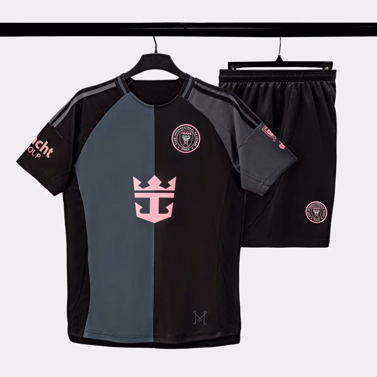 Bộ Quần Áo Bóng Đá Strivend Inter Miami Xám Away SS26