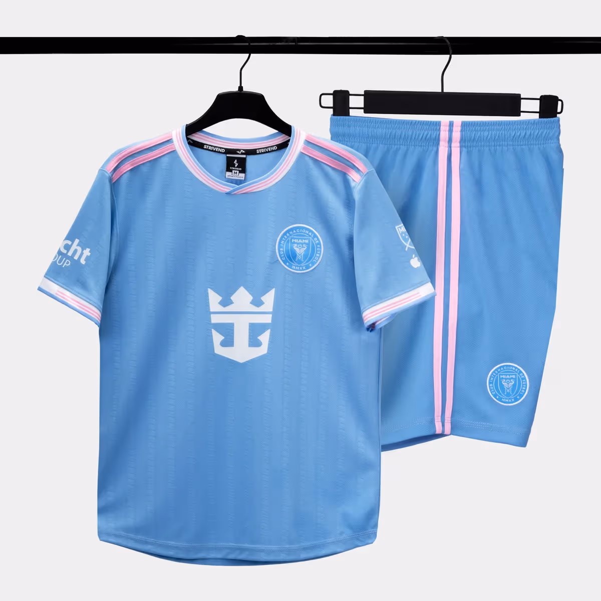 Bộ Quần Áo Bóng Đá Strivend Inter Miami Xanh Biển Kit SS26