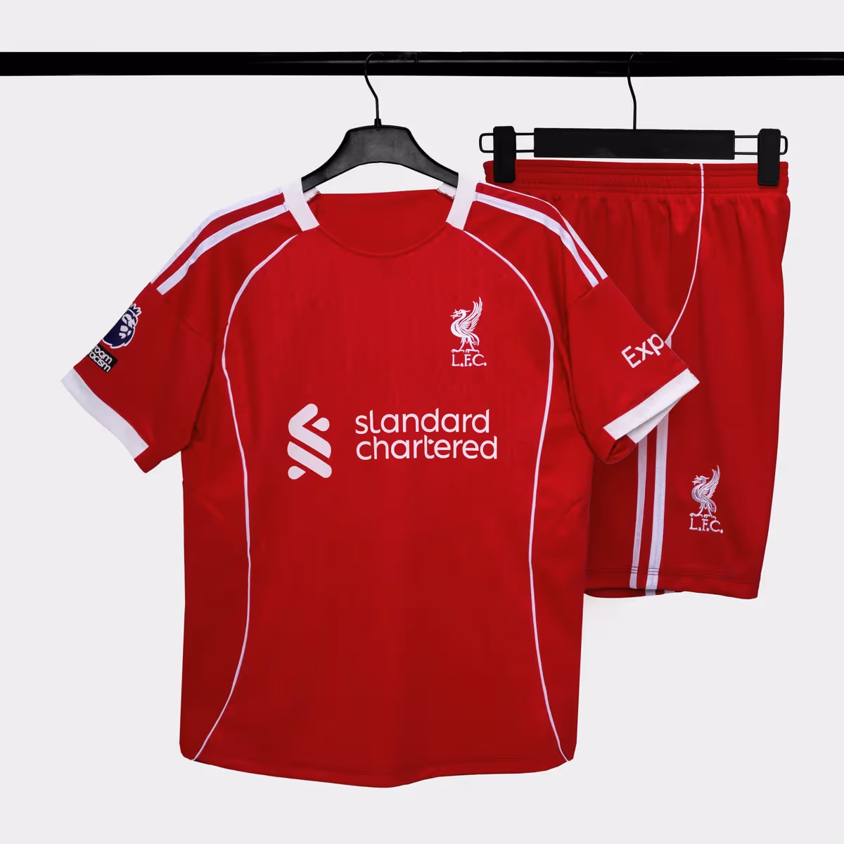 Bộ Quần Áo Bóng Đá Strivend Liverpool Đỏ Home Design SS26