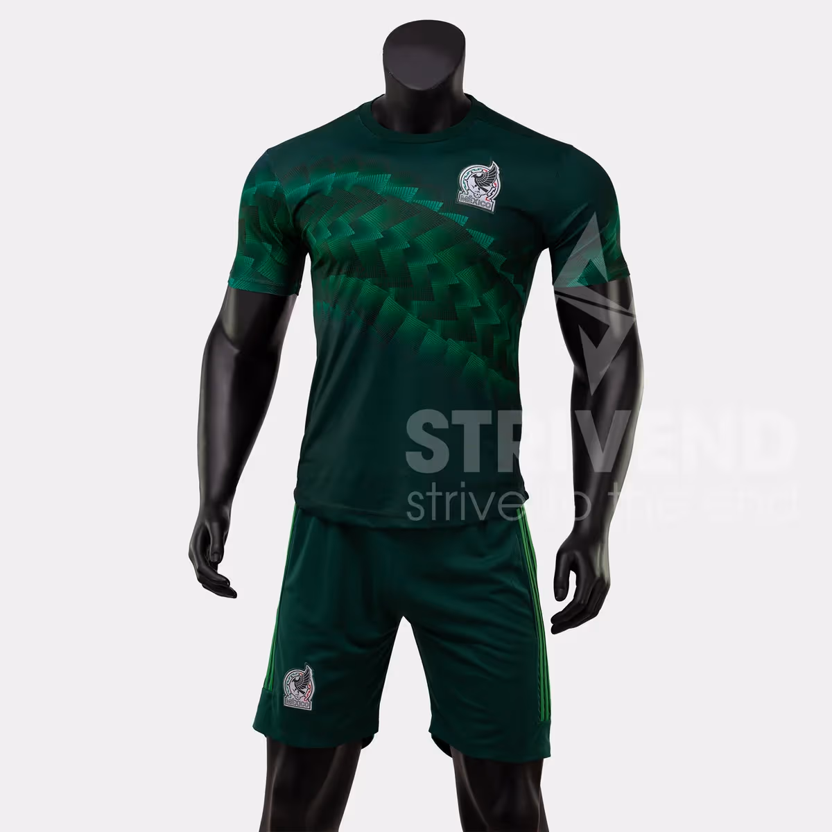 Quần áo bóng đá Strivend Mexico Training Xanh Lá WC22
