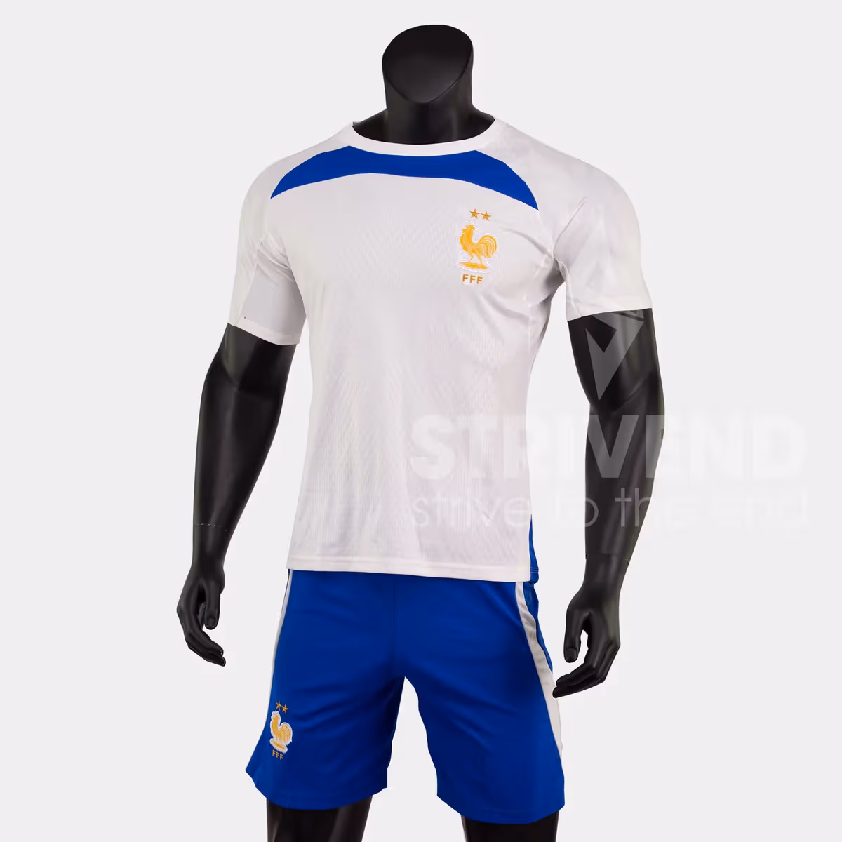 Quần áo bóng đá Strivend Pháp Training Trắng WC22