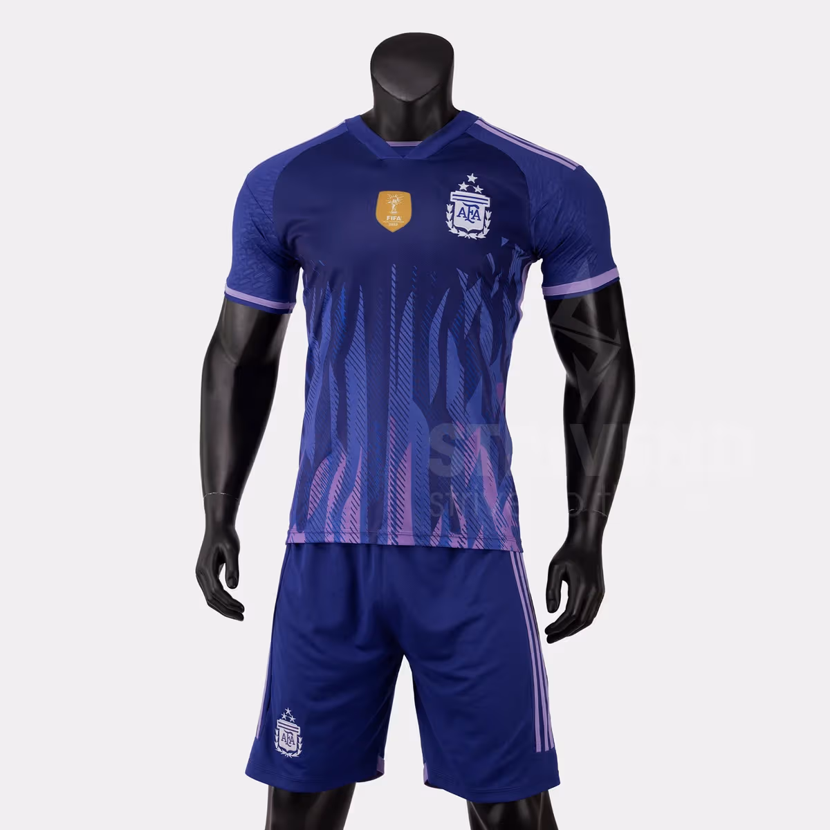 Quần áo bóng đá Strivend tuyển Argentina Tím WC22