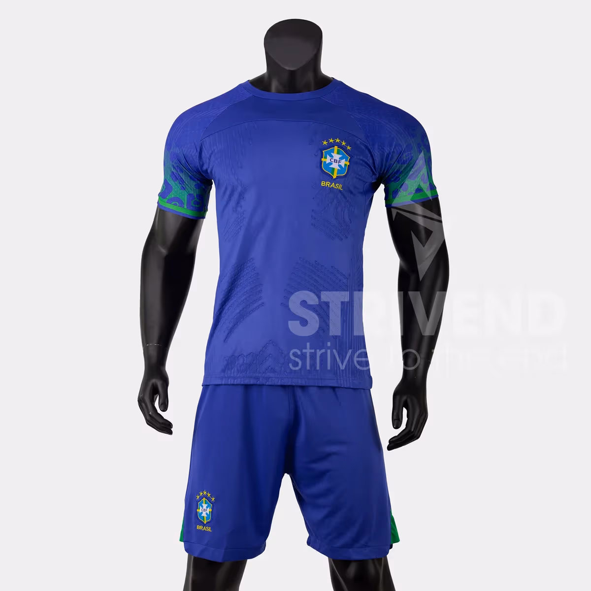 Quần áo bóng đá Strivend tuyển Brazil Bích WC22