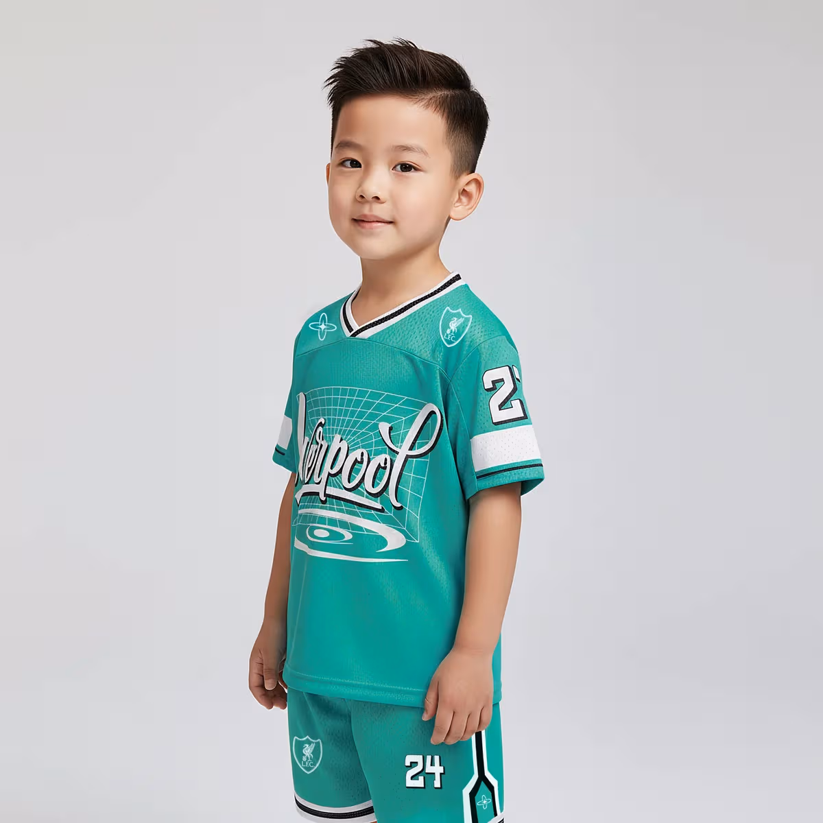 Quần áo Strivend Jersey Kid Liver Xanh Ngọc SS26