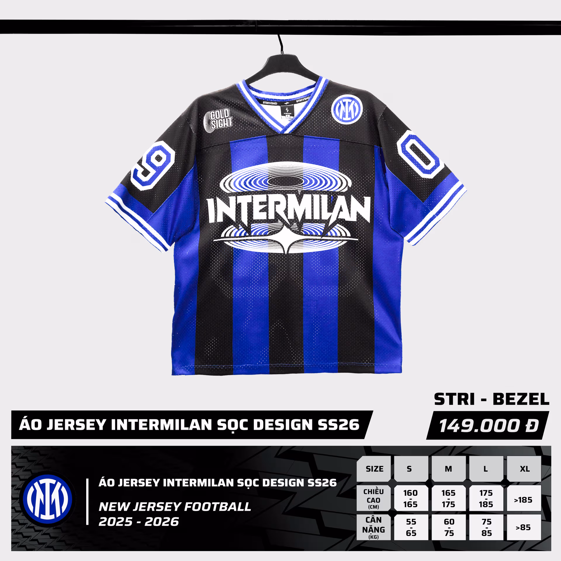 Strivend - Áo Jersey Inter Milan Sọc Design SS26