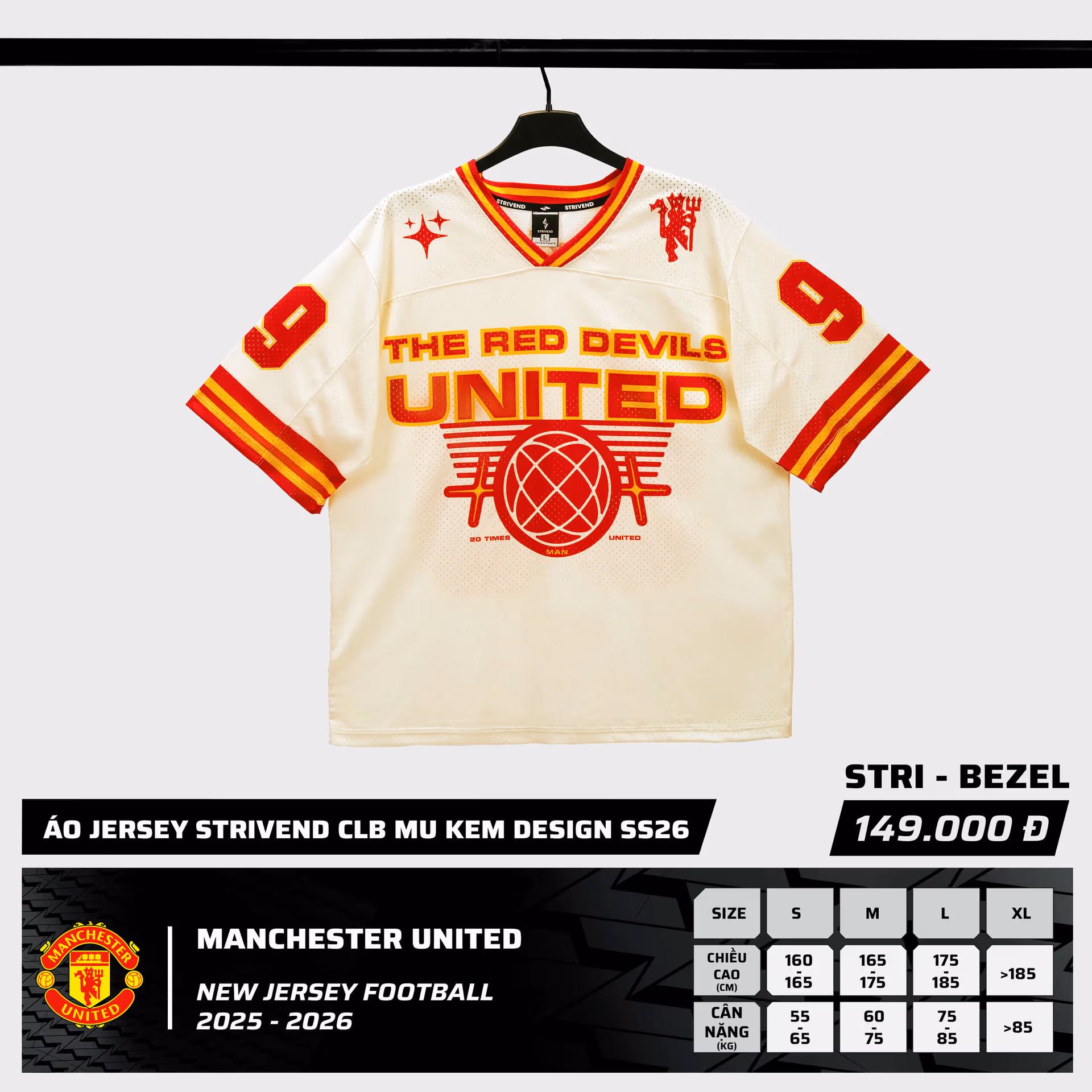 Strivend - Áo Jersey MU Kem Design SS26