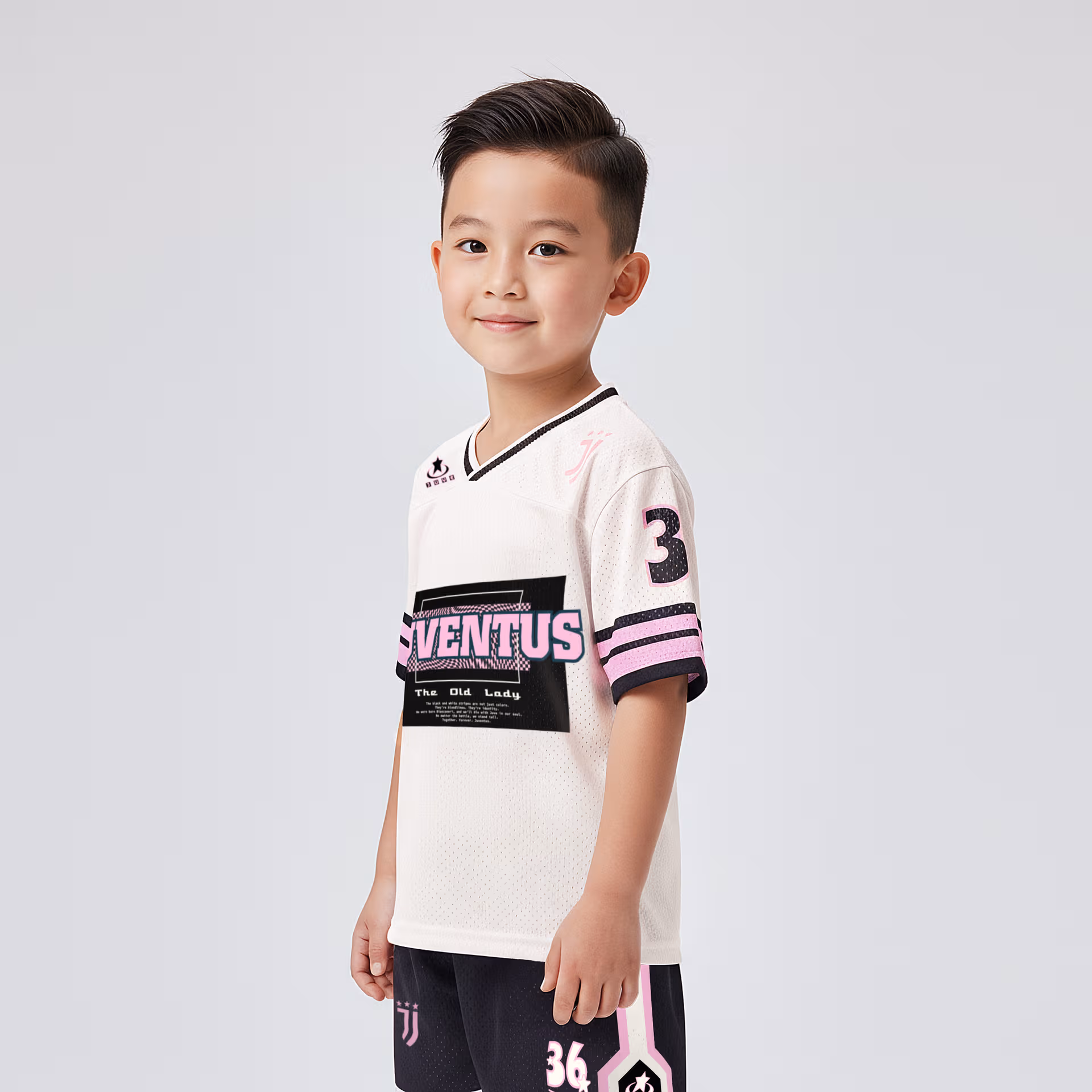 Quần áo Strivend Jersey Kid Juventus Kem Design SS26