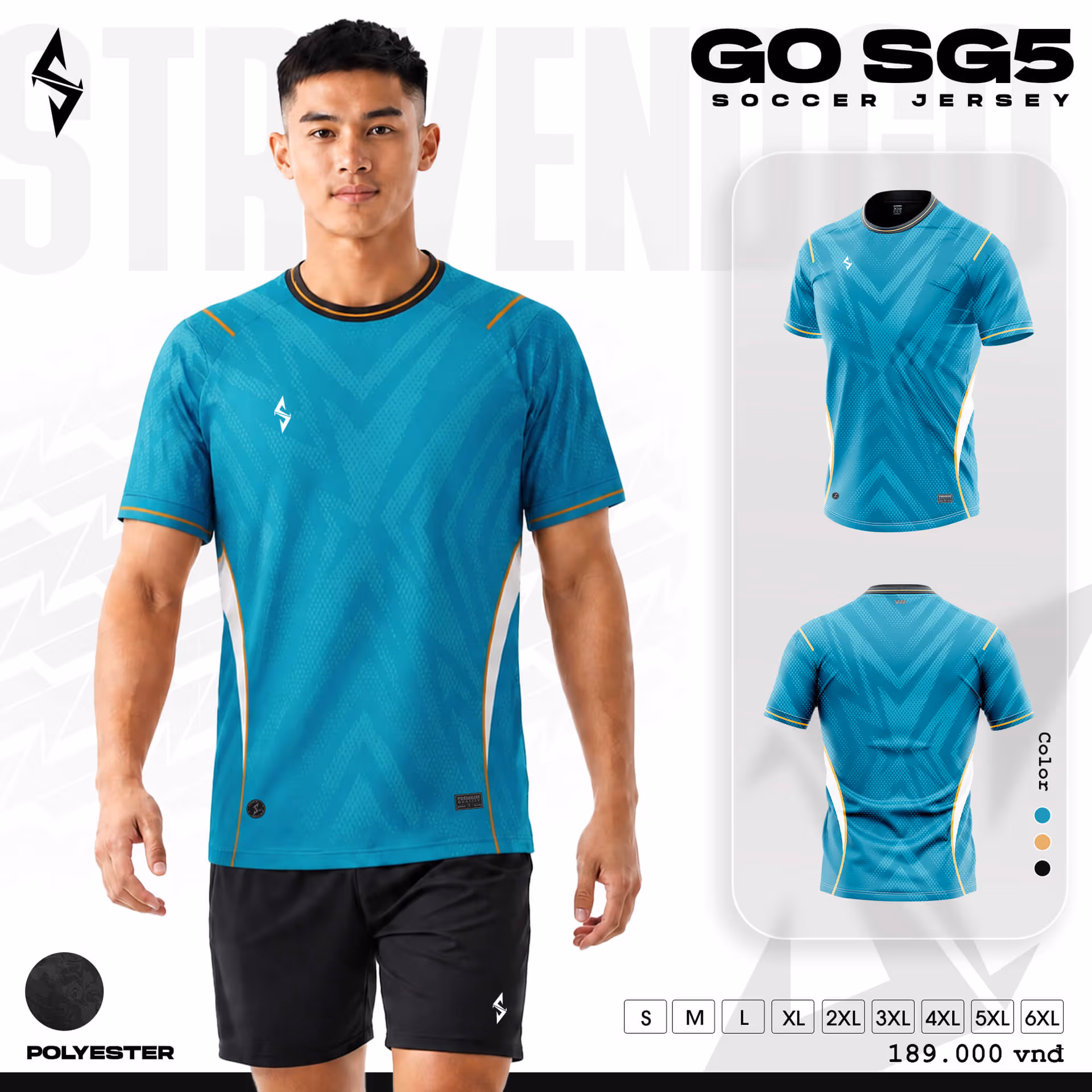 Bộ quần áo bóng đá Strivend Go SG05 Lông Công