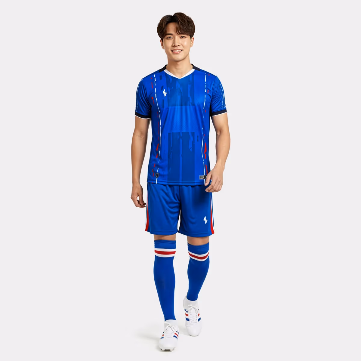 Bộ Quần Áo Bóng Đá Strivend V9 Xanh Bích