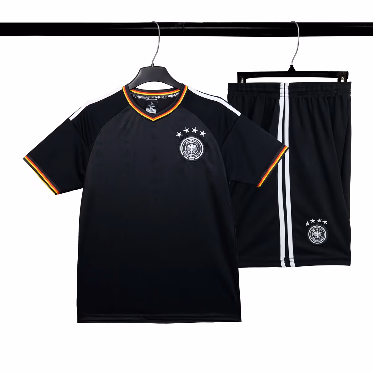 Strivend - Bộ Quần Áo Bóng Đá Strivend Đức Đen Design W26