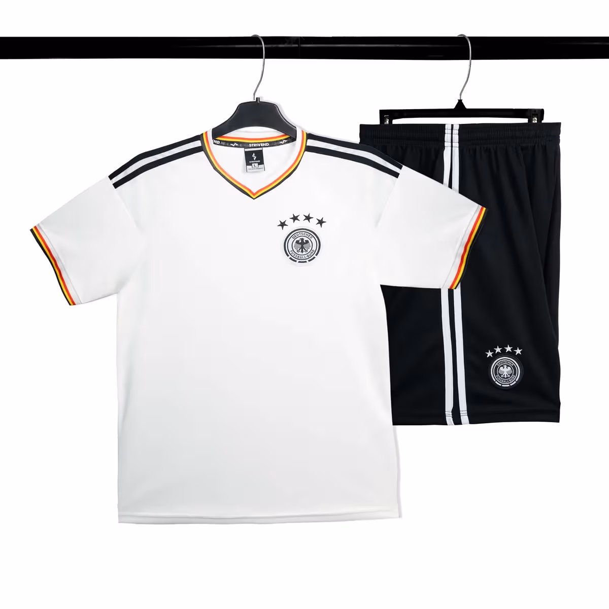 Strivend - Bộ Quần Áo Bóng Đá Strivend Đức Trắng Design WC26