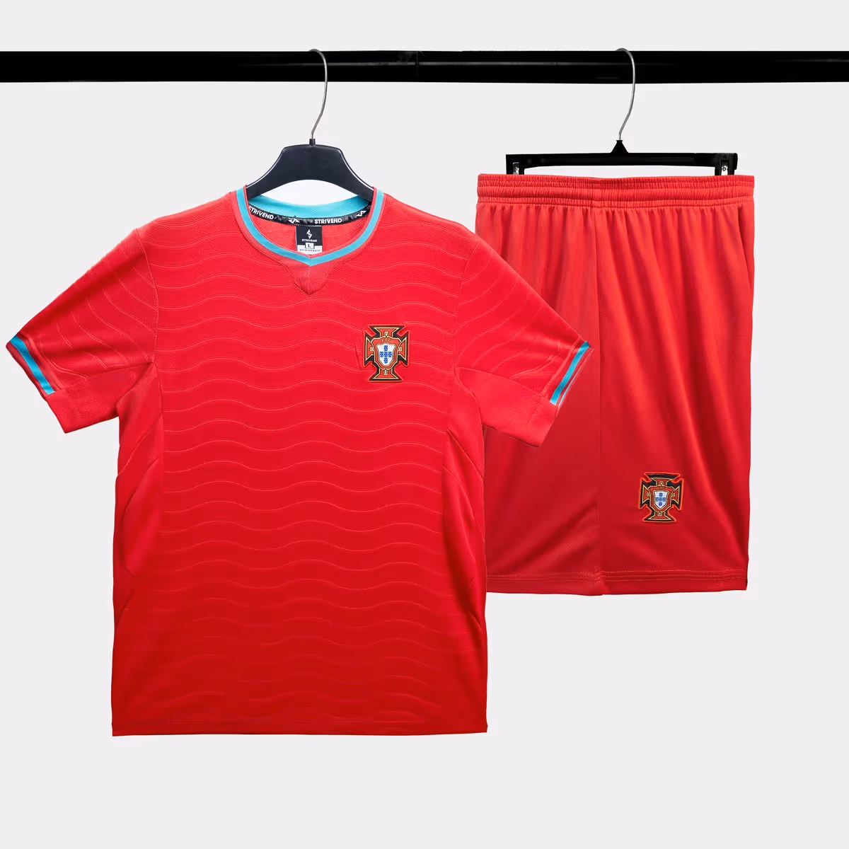 Bộ Quần Áo Bóng Đá Bồ Đào Nha Đỏ Home WC26