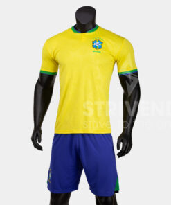 Quần áo bóng đá Strivend tuyển Brazil Vàng WC22