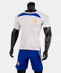 Quần áo bóng đá Strivend Pháp Training Trắng WC22