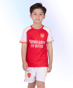 Bộ Quần Áo Bóng Đá Kid CLB Strivend Arsenal Đỏ SS24