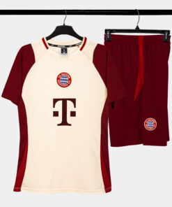 Bộ Quần Áo Bóng Đá Strivend Bayern Munich C1 Kem 24/25 (Sao chép)