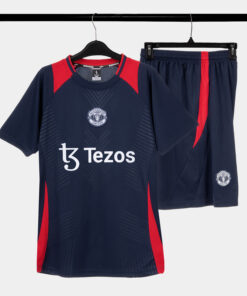 Bộ Quần Áo Bóng Đá Strivend Manchester United Training Xanh Đen 24/25