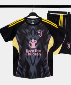 Bộ Quần Áo Bóng Đá Strivend Juventus Đen Design SS26