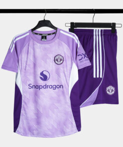 Bộ Quần Áo Bóng Đá Strivend Manchester United Tím Design SS26