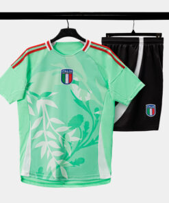 Bộ Quần Áo Bóng Đá Strivend Ý Xanh Away SS25