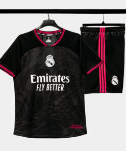 Bộ Quần Áo Bóng Đá Strivend Real Rồng Đen Design SS26