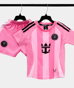 Bộ Quần Áo Bóng Đá Strivend Trẻ Em Miami Hồng Home SS26