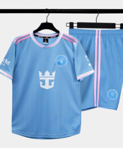 Bộ Quần Áo Bóng Đá Strivend Inter Miami Xanh Biển Kit SS26