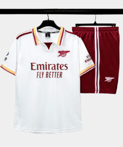 Bộ Quần Áo Bóng Đá Strivend Arsenal Trắng Third Kit SS26