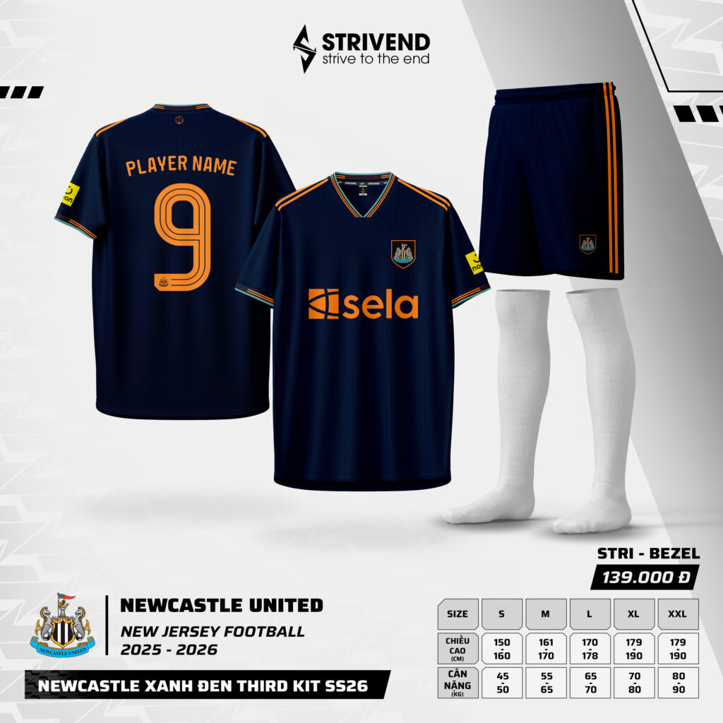QUAN-AO-BONG-DA-STRIVEND-NEWCASTLE-XANH-DEN-THIRD-KIT-SS26