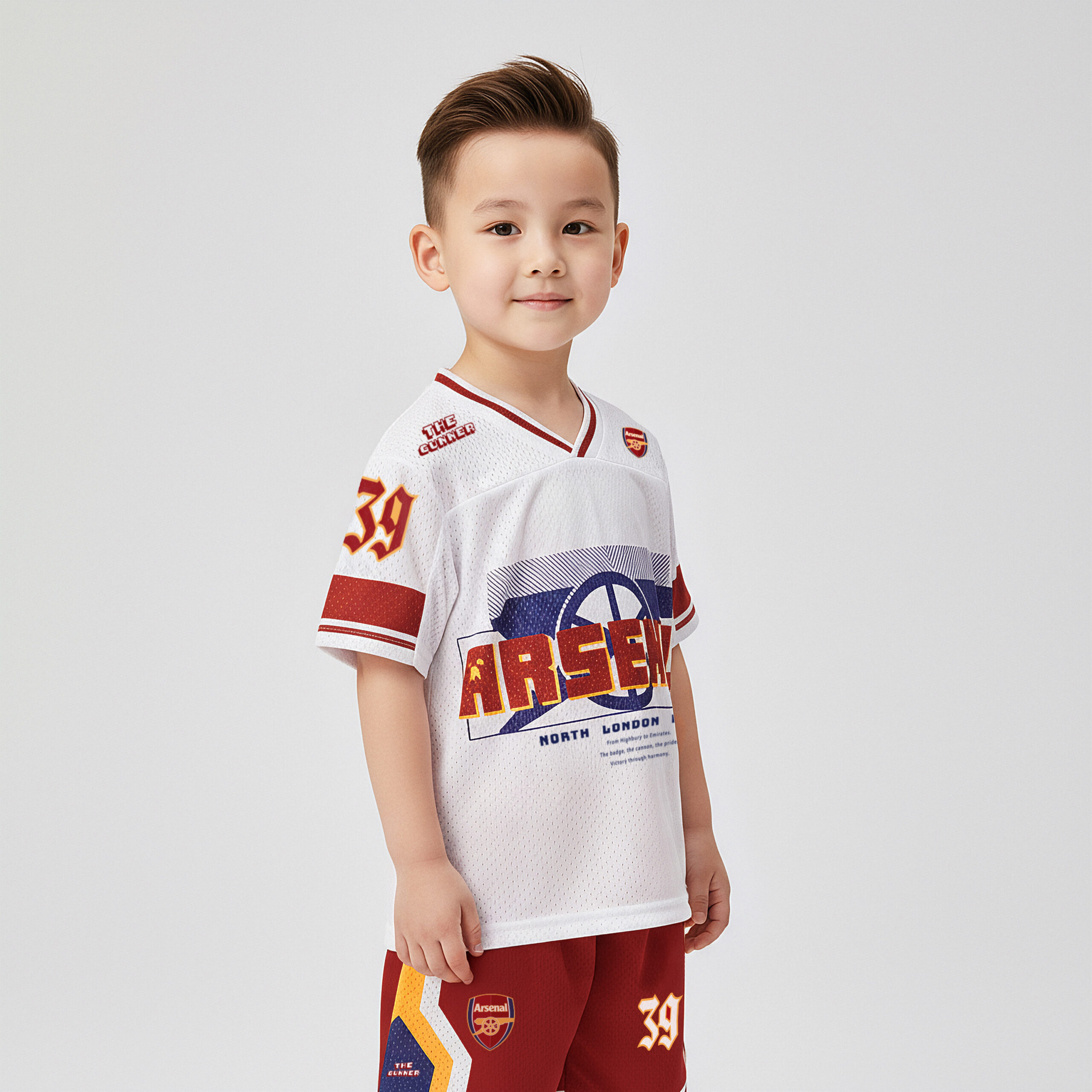 STRIVEND-JERSEY-KID-ARSENAL-TRANG STRIVEND-JERSEY-KID-ARSENAL-TRANG