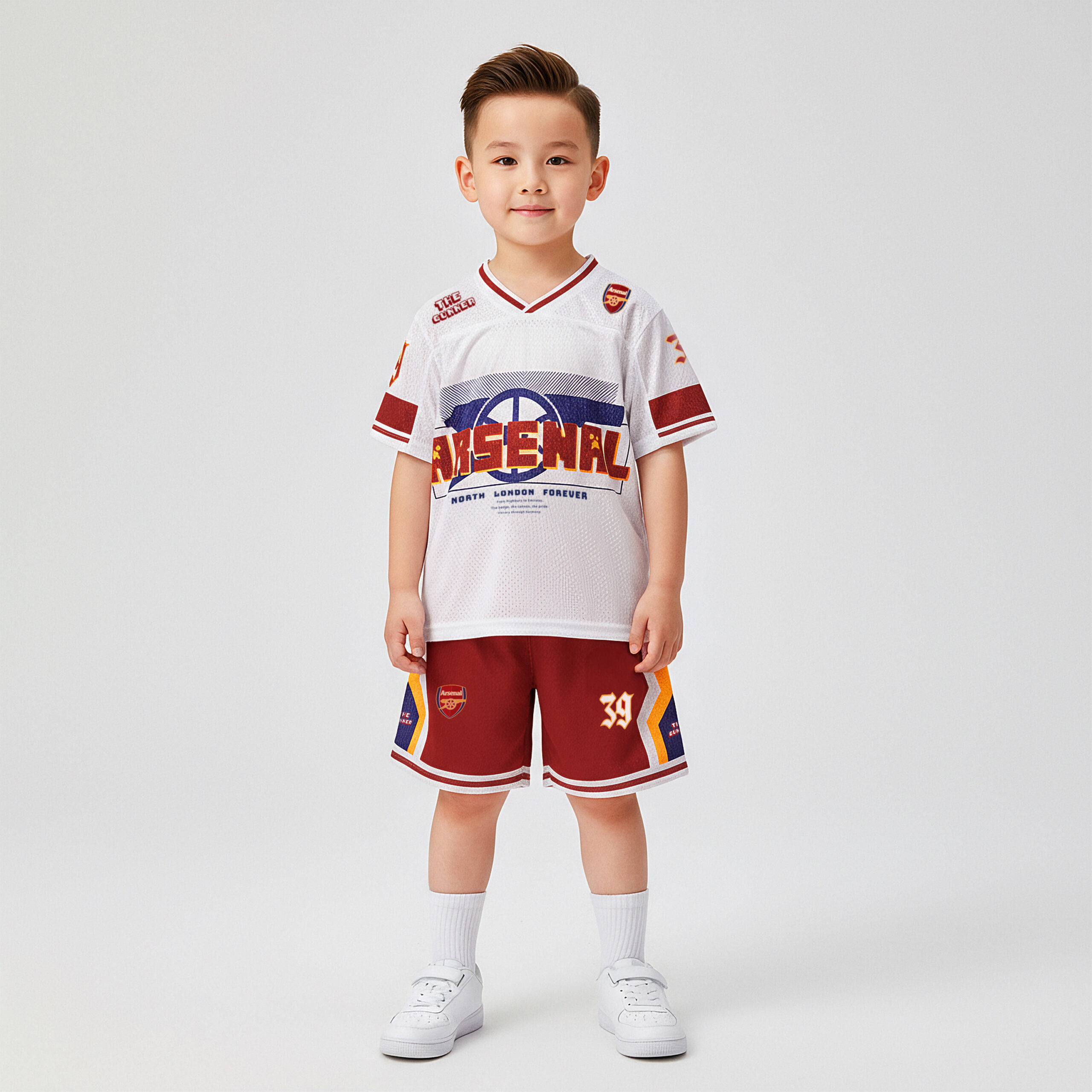 STRIVEND-JERSEY-KID-ARSENAL-TRANG STRIVEND-JERSEY-KID-ARSENAL-TRANG