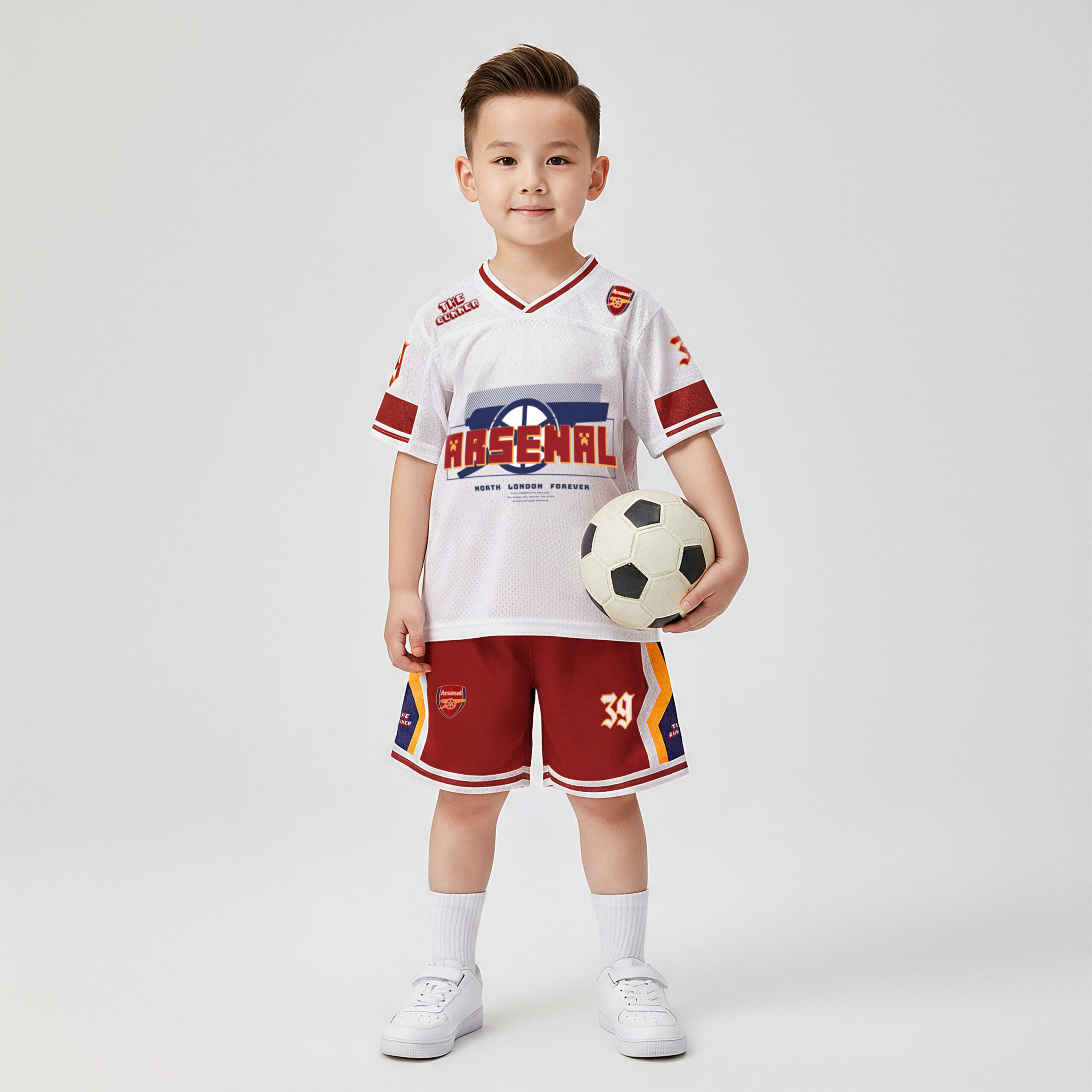 STRIVEND-JERSEY-KID-ARSENAL-TRANG STRIVEND-JERSEY-KID-ARSENAL-TRANG