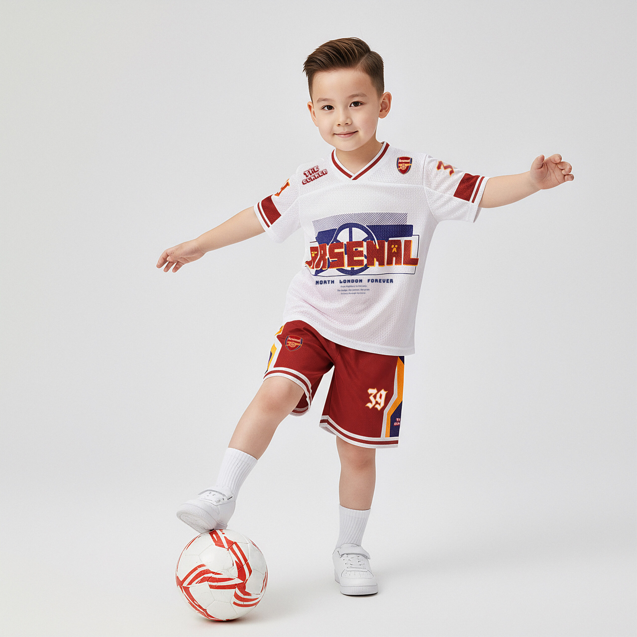 STRIVEND-JERSEY-KID-ARSENAL-TRANG STRIVEND-JERSEY-KID-ARSENAL-TRANG
