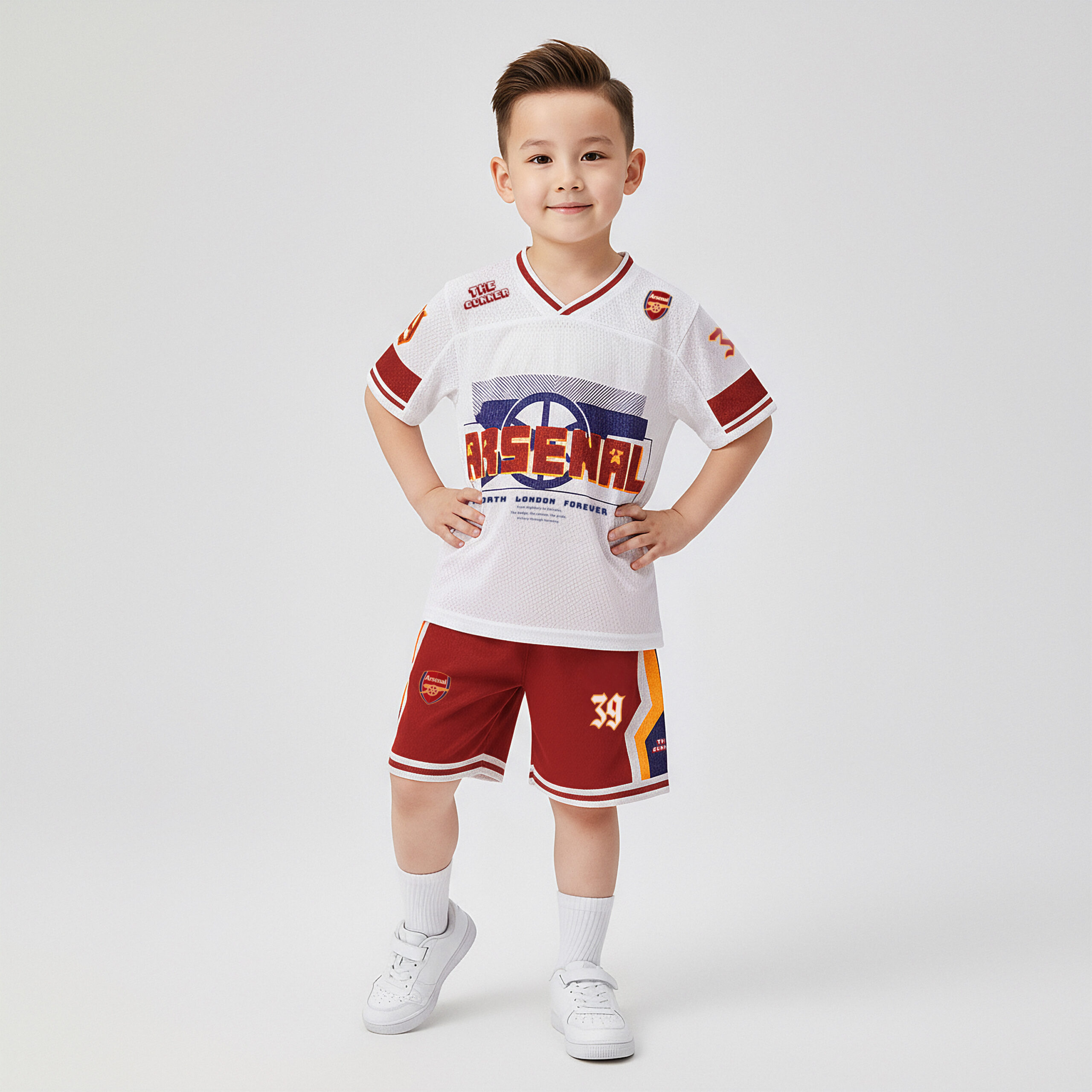 STRIVEND-JERSEY-KID-ARSENAL-TRANG STRIVEND-JERSEY-KID-ARSENAL-TRANG