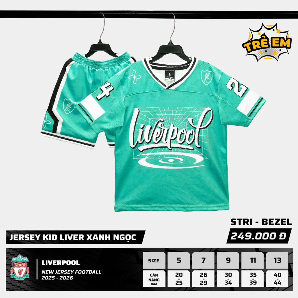 STRIVEND-JERSEY-KID-LIVERPOOL-XANH-NGOC